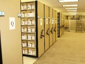 Archive Box High Density Shelving