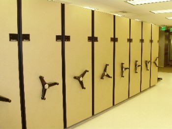 Central File Room Compact Shelving