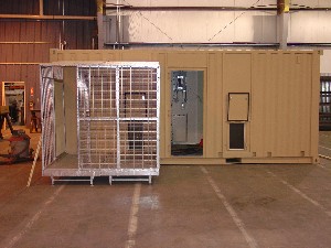 Assembly of Modular Military Dog Kennel