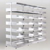 Biblomodel Cantilever Shelving- Steel Library Shelving- Library Shelving