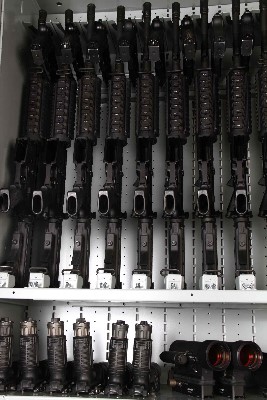 M9 pistol storage racks
